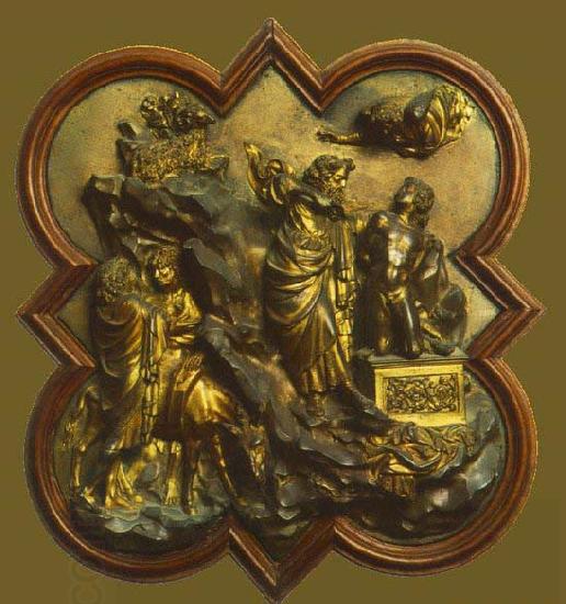 Lorenzo Ghiberti Sacrifice of Isaac oil painting picture